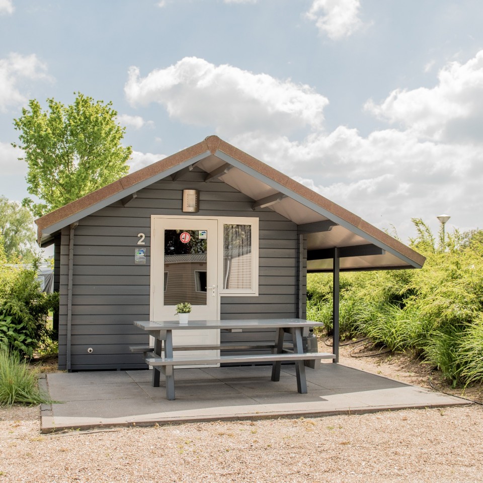 Trekkershut op Camping Betuwestrand