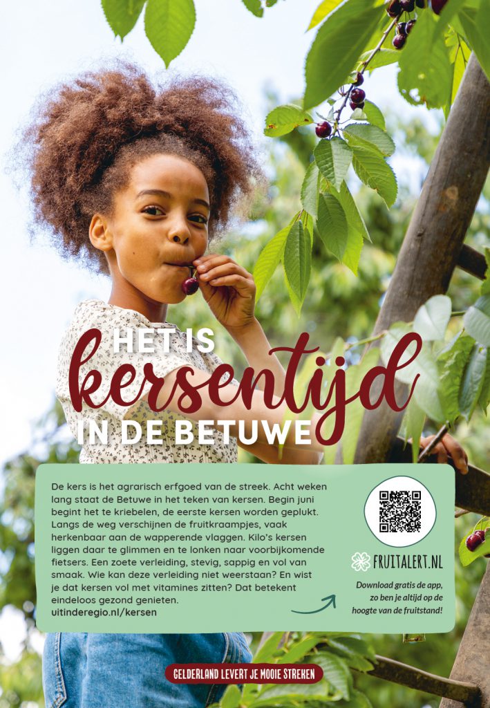 Kersencampagne 180x260 mm - Stichting Bureau Toerisme