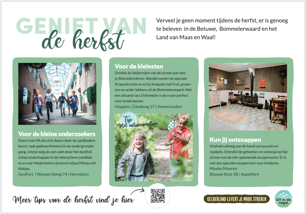 Advertentie herfst Gelderlander - Stichting Bureau Toerisme
