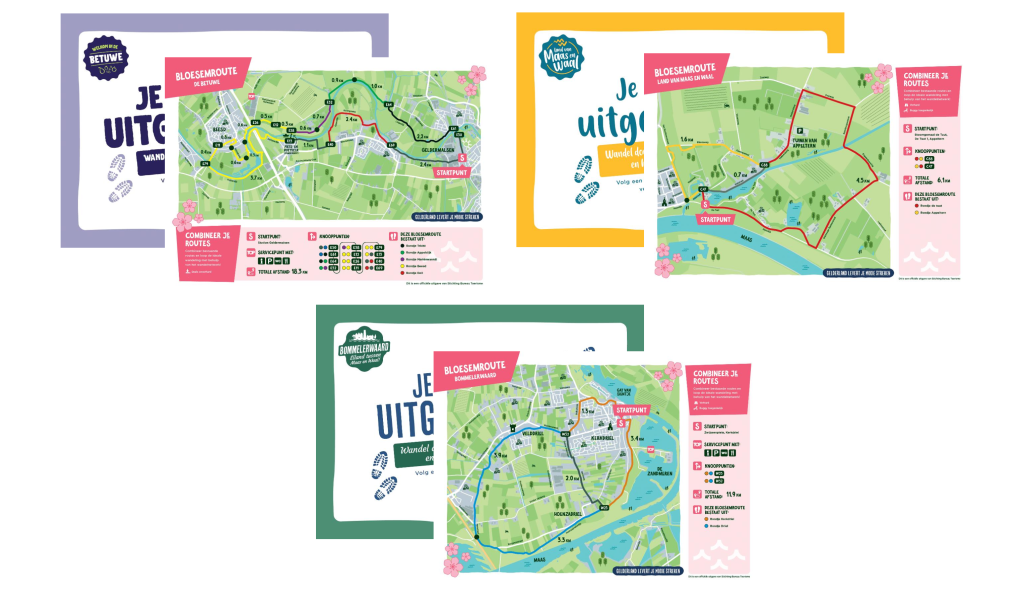 Bloesem wandelroutes - Stichting Bureau Toerisme